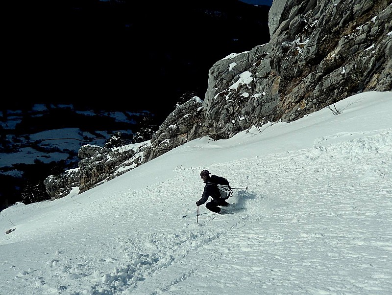 Rochers de la Bade : C'est carrément joli, à défaut de bonne neige ...