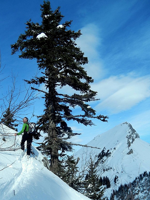Rochers de la Bade : Traçage dans la Bade N
