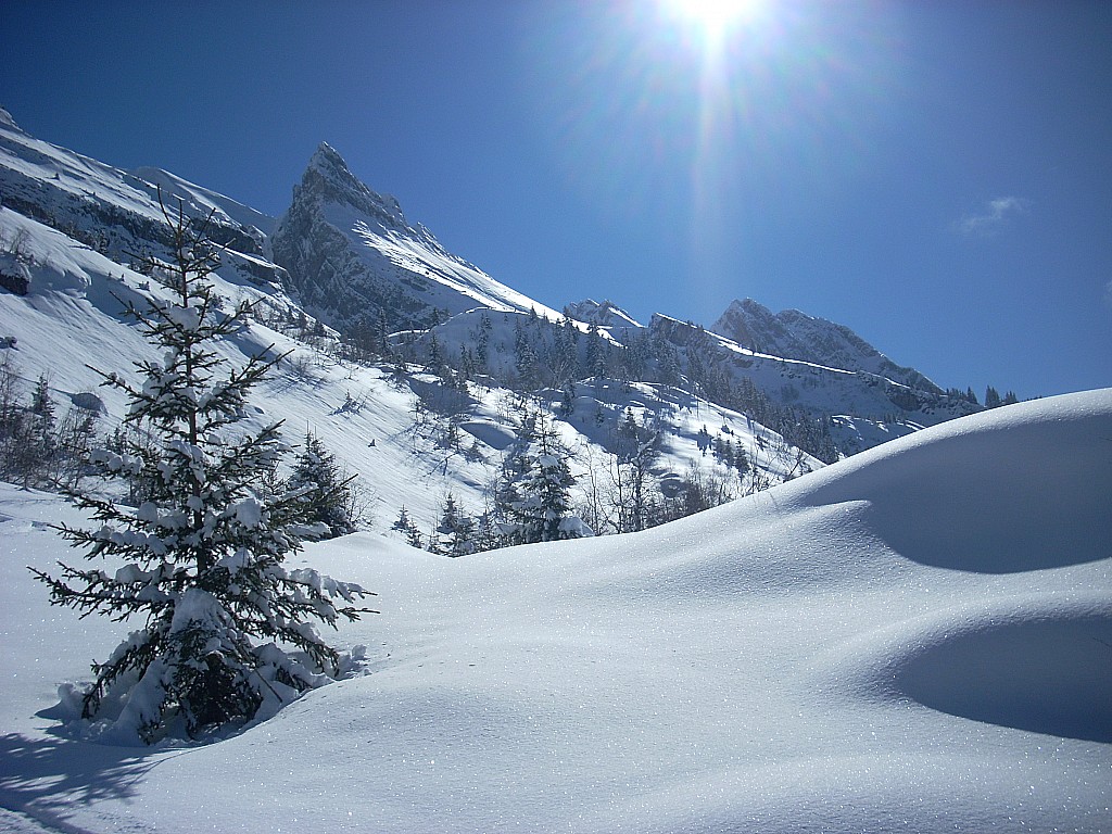 Paysage : Au delà de la neige, le paysage est vraiment sublime!!