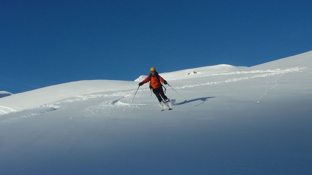 Yougs : quelques beaux virages dans la lumière du soir