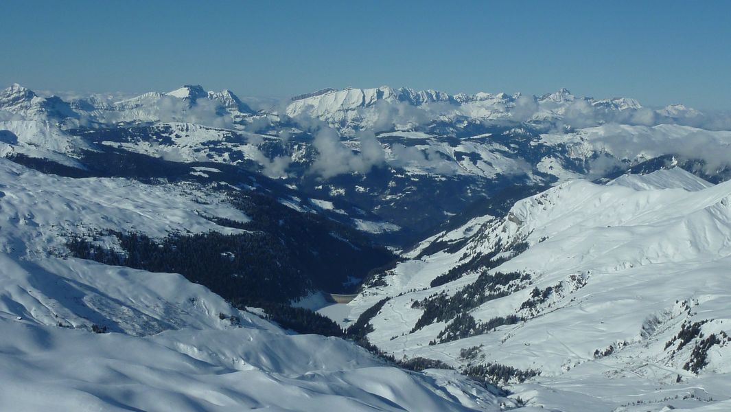 Vers le Nord : les Aravis pas loin, bon souvenir de mercredi dernier