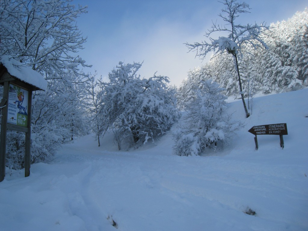 Au départ : le ciel bleu est bien là