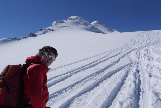 Sur le glacier : Ça s étalé un peu