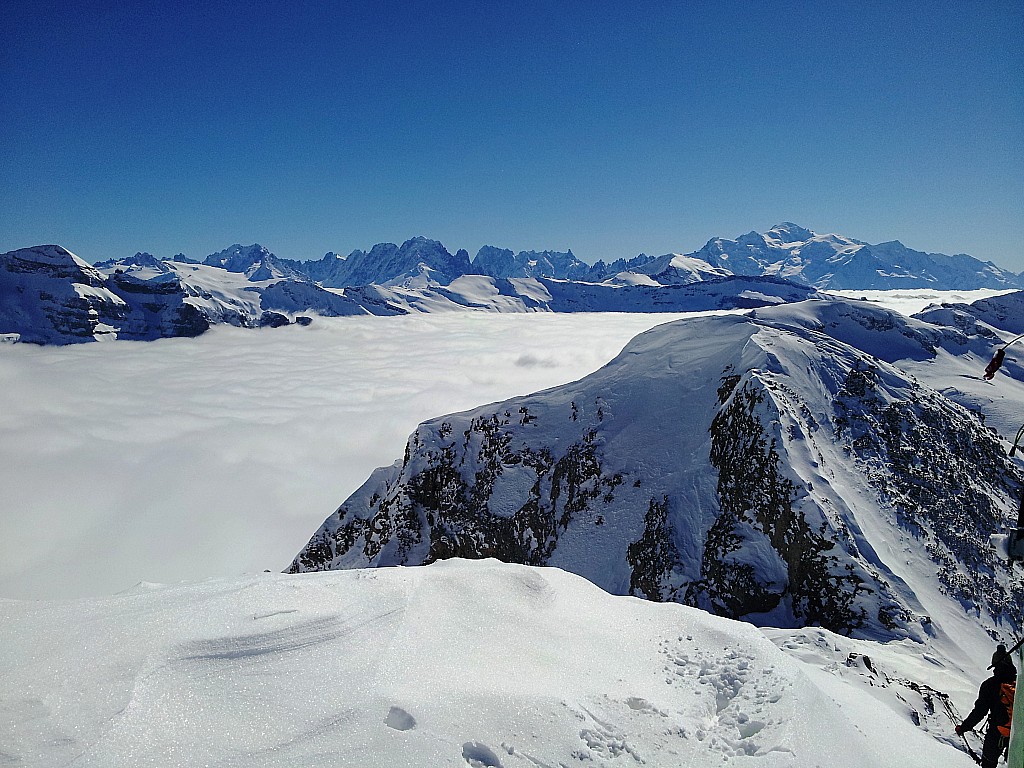 Mont Blanc : Jolie vue à 360° sur le massif du Mont Blanc...