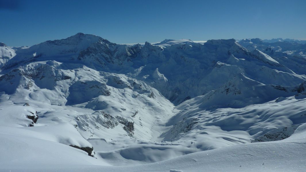 Vers le Sud : Grande Casse, Grand Bec et Dômes de la Vanoise