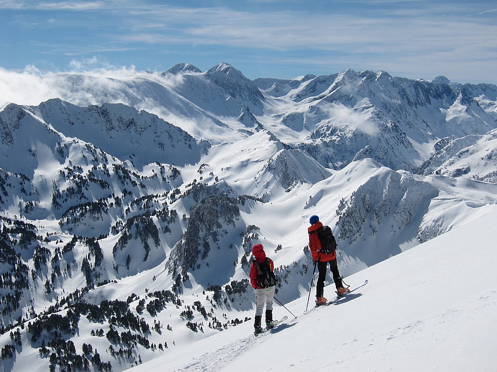 #1 Tarbésou : 1ère descente face aux sommets du secteur d Tarbésou : 1ère descente face aux sommets du secteur d'Orlu