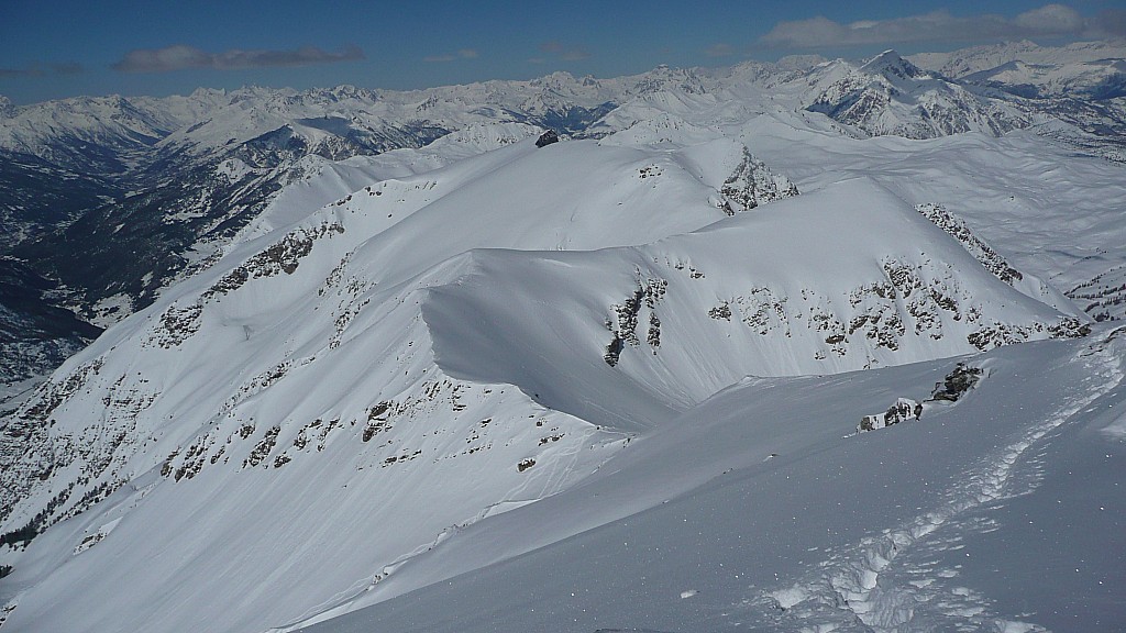 Turge de la Suffie : Col de Chaudemaison vu d'en haut