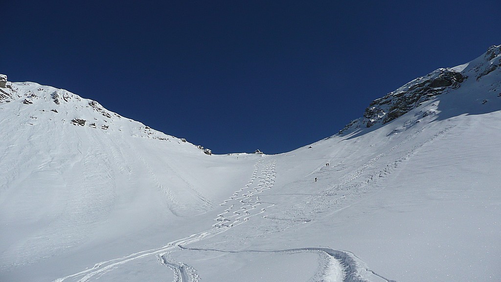 Turge de la Suffie : Col de Chaudemaison en vue