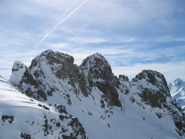 Pic du Pin : Depuis le col de l'Aigleton