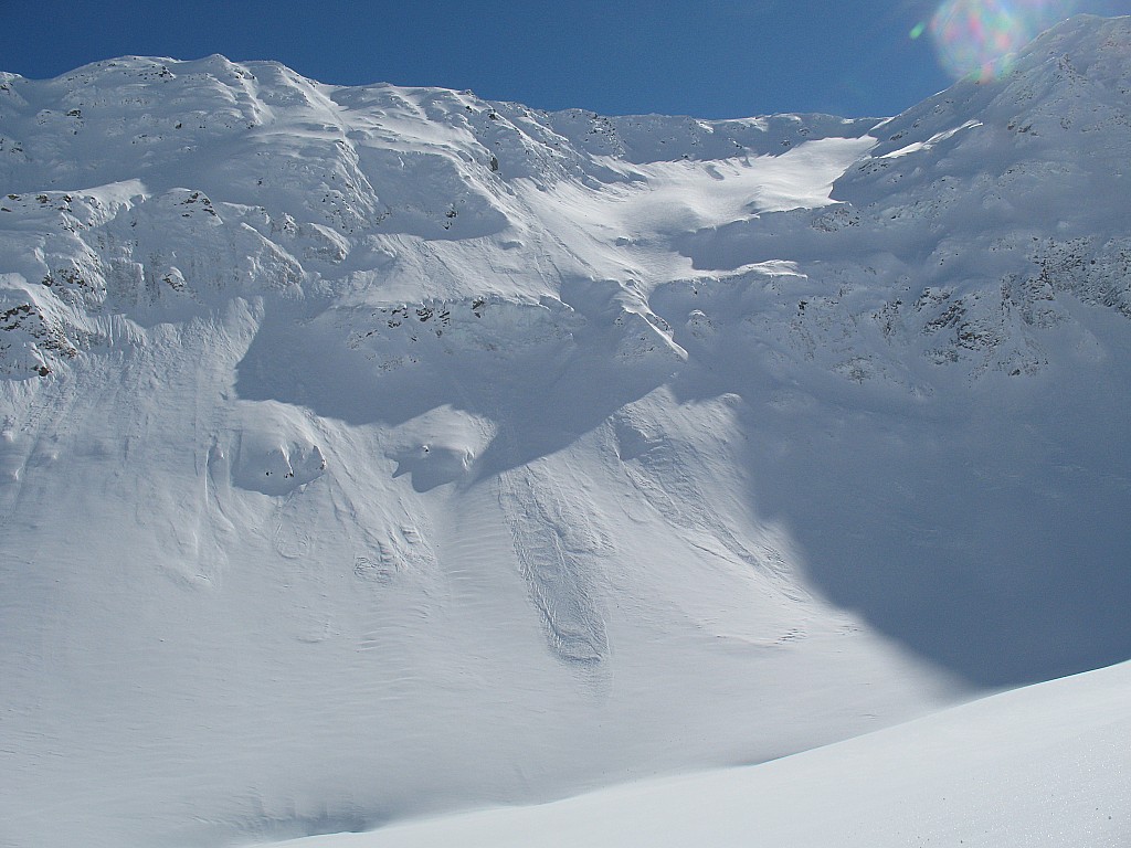 Aig des Angroniettes : Face Nord du Mont Fourchon