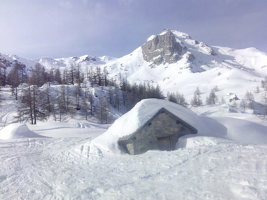 Vallon du Gouta : Belle épaisseur de neige pour la saison