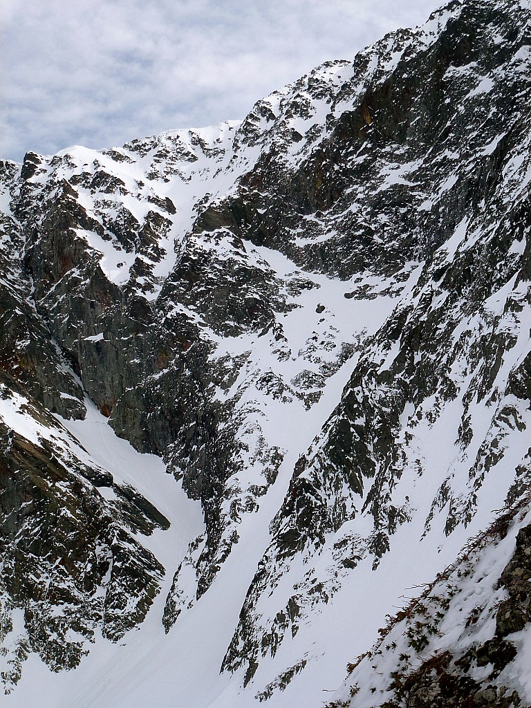 #7 Le couloir nord du Gd vent : Depuis la nord est du rocher rond Le couloir nord du Gd vent : Depuis la nord est du rocher rond