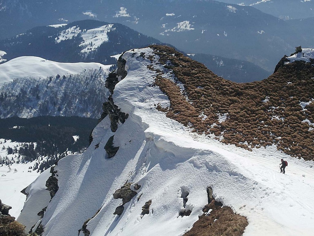 Arrivée au cul d'Ugine : Combe à l'avion 13-03-2014
