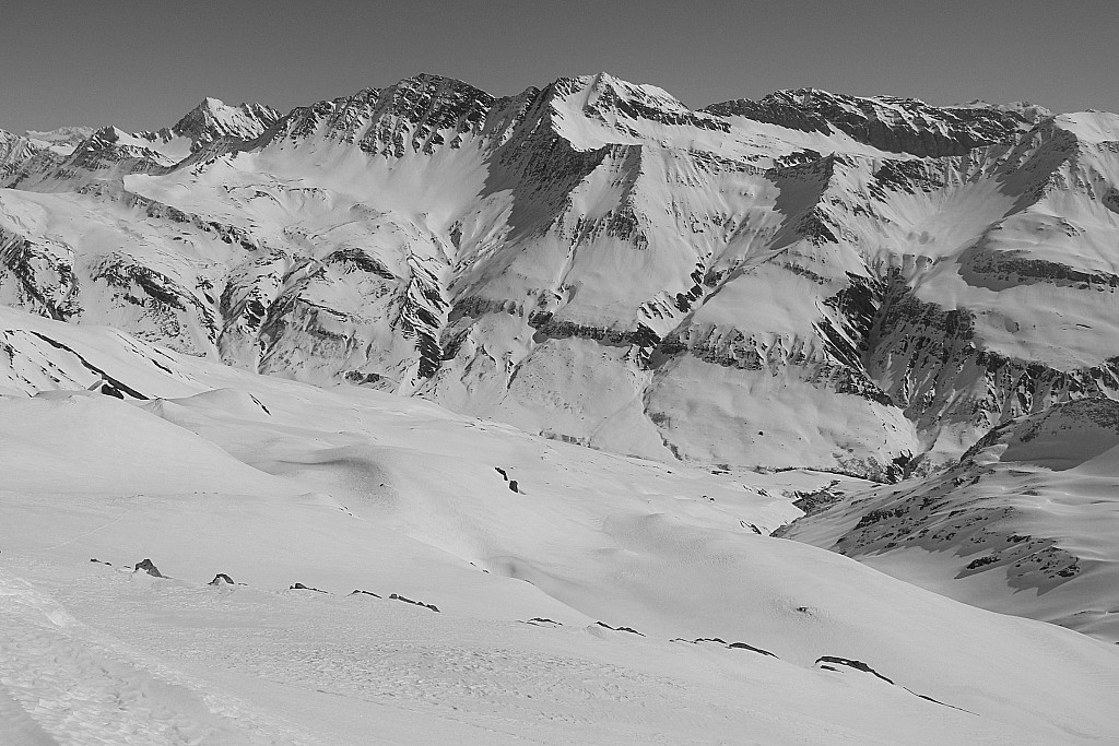 Vallée des Chapieux : depuis le sommet