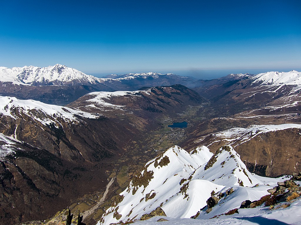 Vallée de Loudenvielle : vue du sommet du pic des Pichadères