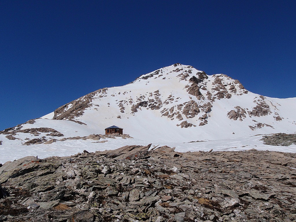 Bivouac Boerio : le bivouac au pied du Rubren