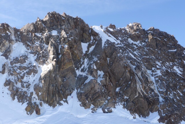 Le couloir Nord : Condition du passage avec cordes fixes