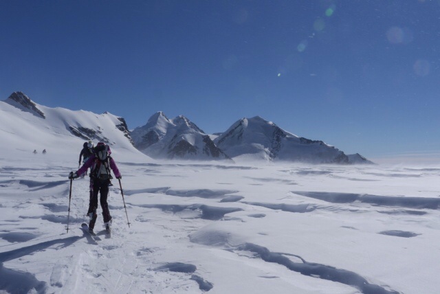 Breithorn pass : Départ pour la Schwarztor