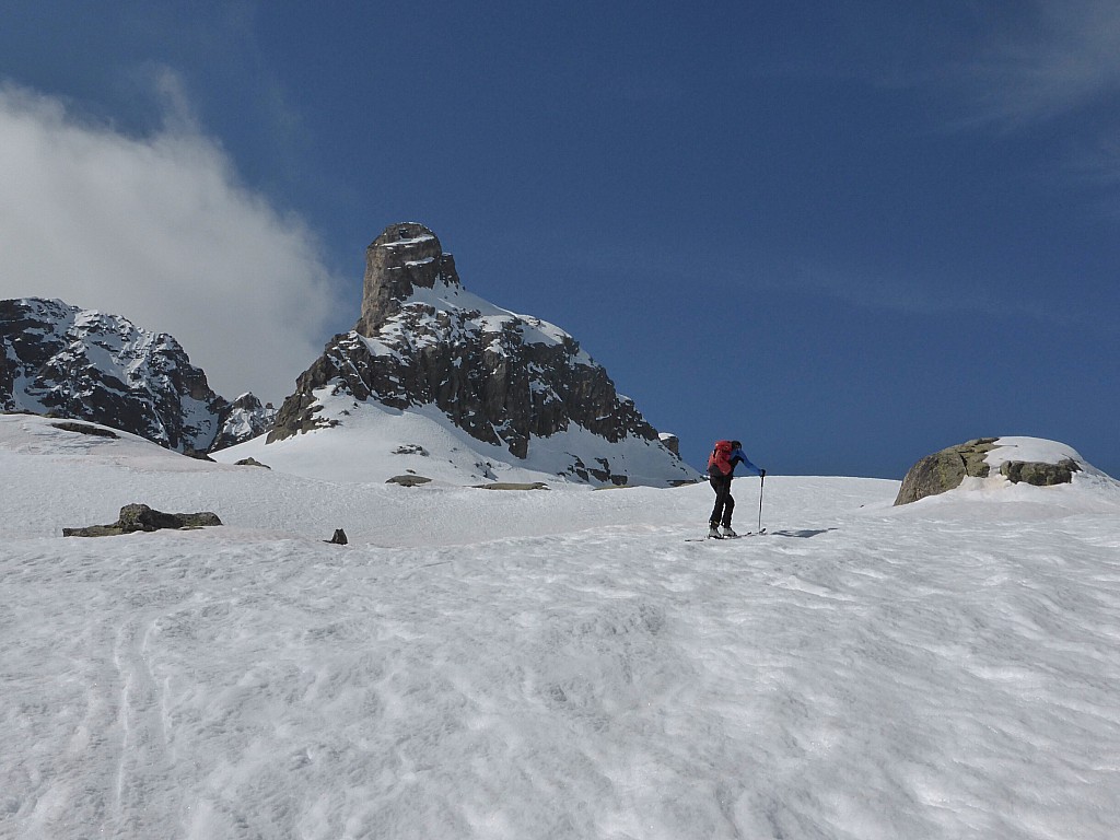 Rocca Bastera : J'aime ce sommet qui semble peu adapté au ski.