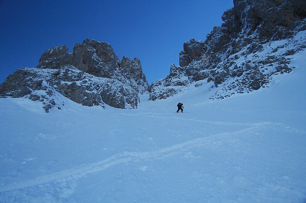 Guillaume à la trace : Le début se fait à skis