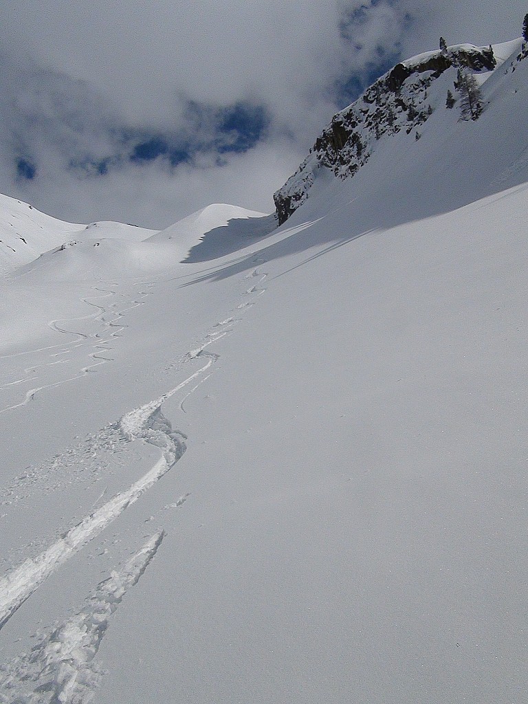 2ème descente de la Balme : Et la neige est restée impeccable