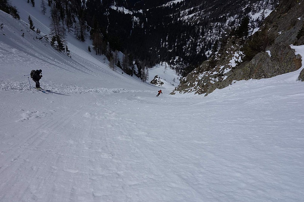 couloir de juisse : le ski devient bon..