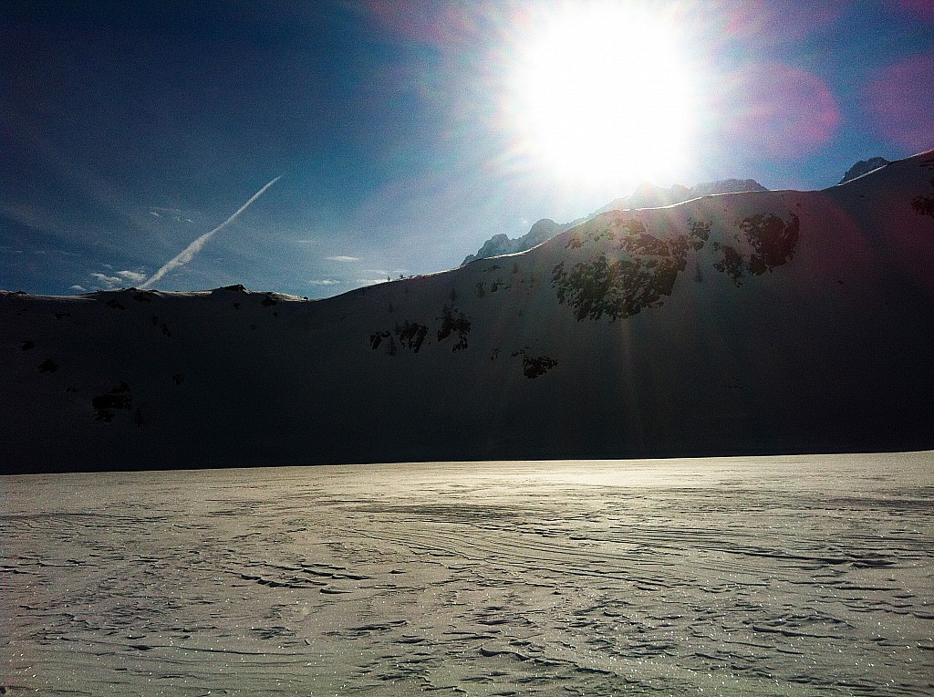 Le lac Noir : sur la banquise
