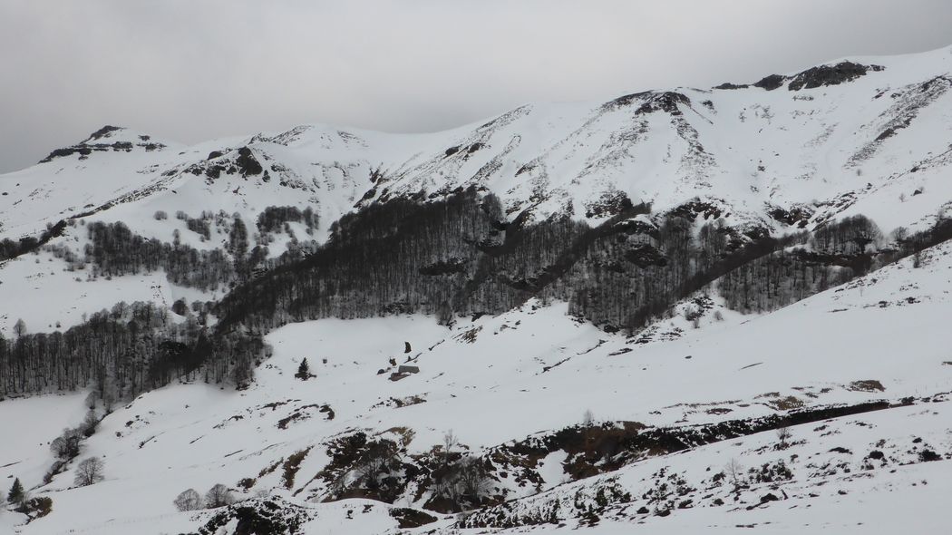 Incursion versant Jordanne : Dans une neige un peu lourde