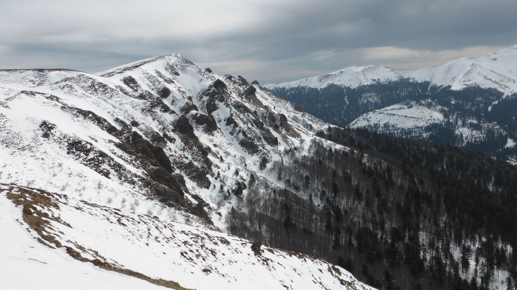 Bec de l'Aigle : Couloirs sud ouest
