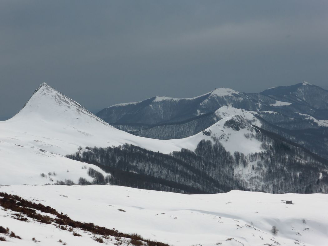 Ciel noir sur le Griou : Mais pas menaçant.