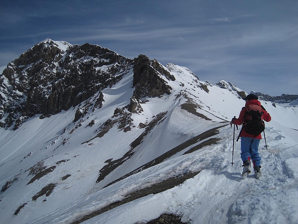 Arpelistock : le sommet vu de l'arête