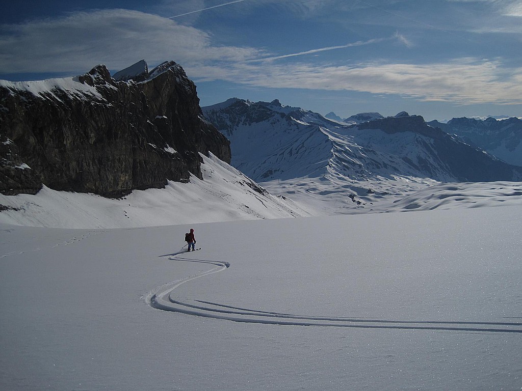 Arpekistock : glacier de Tsanfleuron
