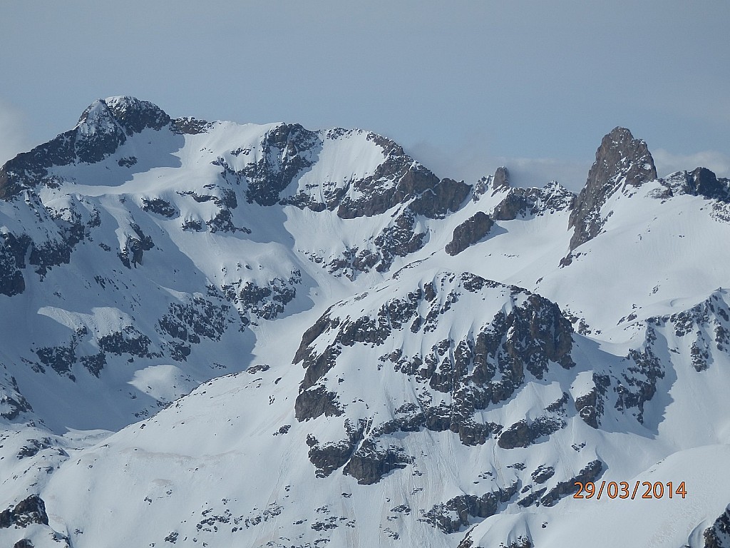 #12 Cime du Gélas et Malédie : pris au zoom Cime du Gélas et Malédie : pris au zoom