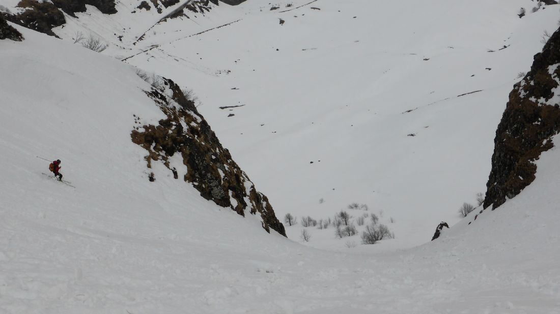 Brèche de Rolland : Ski versant nord