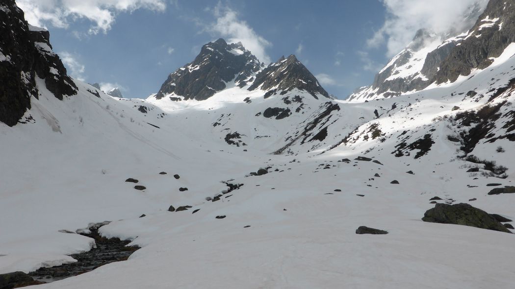 L'Orselle : La Combe des Roches vers 1700m