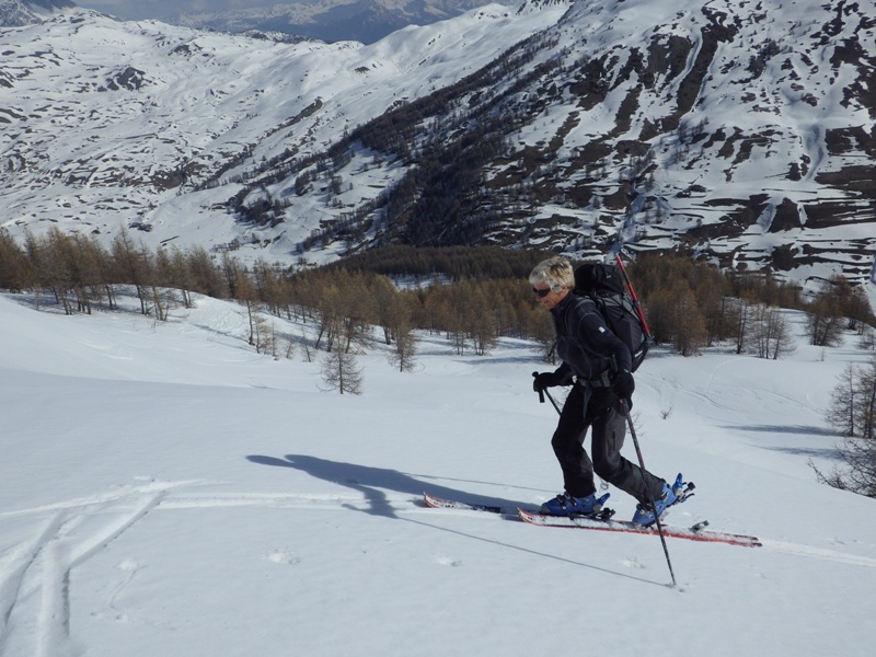 La montée en direction du lac de l'Etoile.