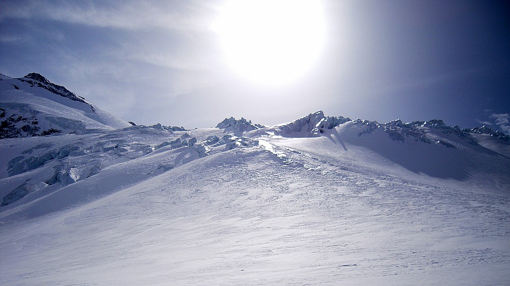 traversée du Dammastock : glacier du Steingletscher