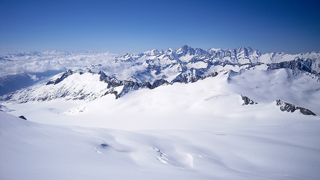 traversée du Dammastock : glacier du rhône