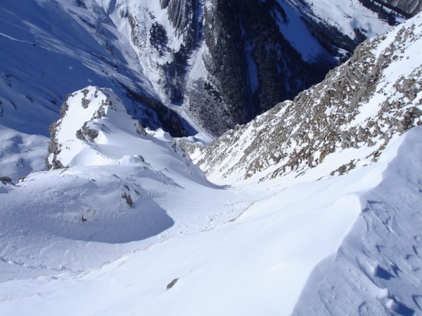 Le couloir vu d'en haut : Le soleil arrive...