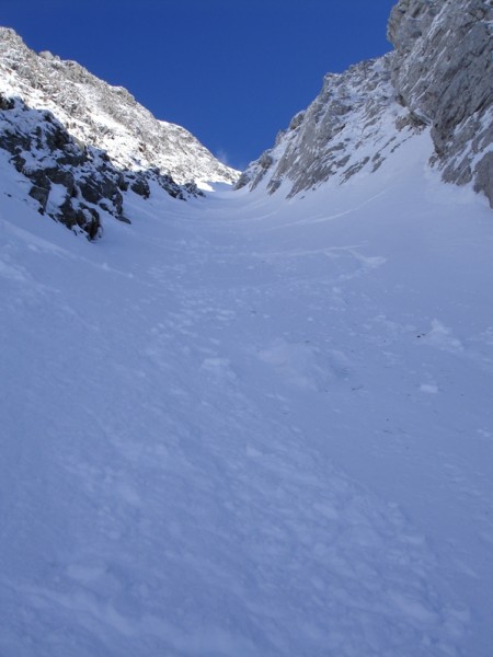 Le bas du couloir : Une seule trace...pour l'instant!!