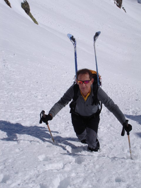 Veloski : Tranquillement dans la trace.
Merci Alain