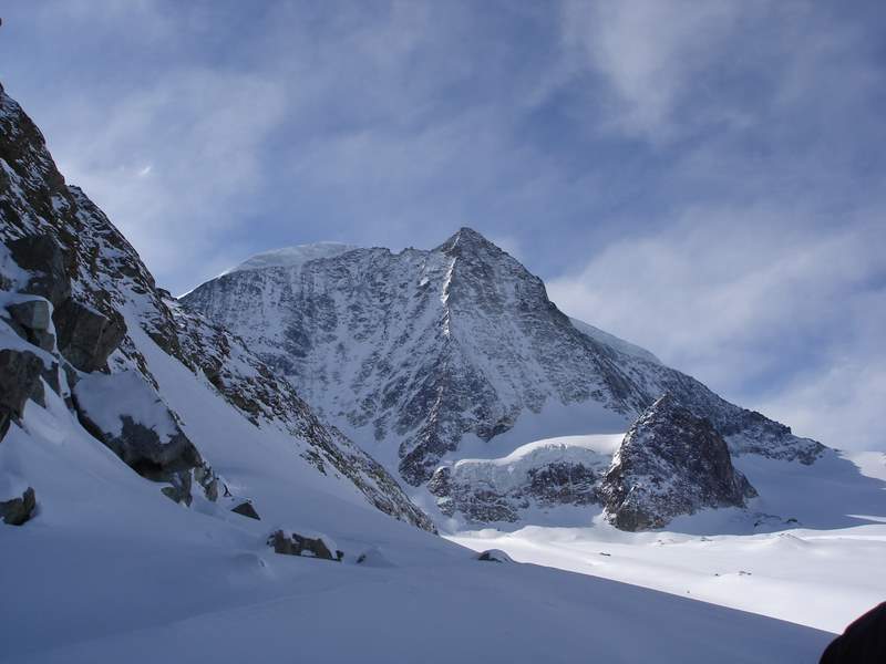 Mt Blanc de Cheilon : Le Mt Blanc de Cheilon depuis le Pas de Chévre