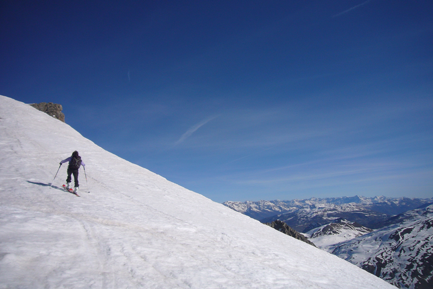 Ma doudou au-dessus du col de Prafauchier