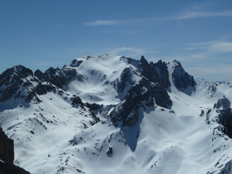 #9 Pointes des Cerces : Vue de la Crete du Lachat Pointes des Cerces : Vue de la Crete du Lachat