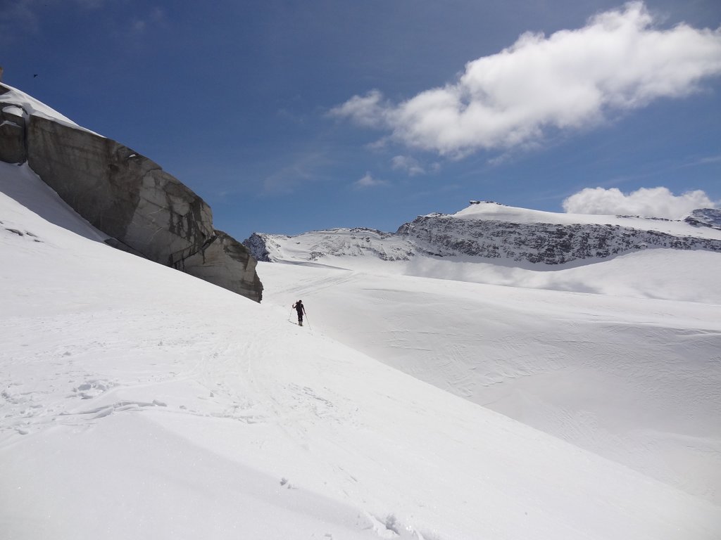 Col du Grand Méan : On bascule sur le glacier du Grand Méan