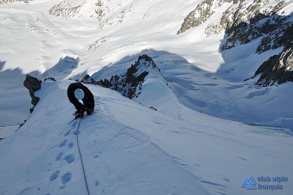 img_68_sur_larrete : sur l'arrête entre 3500-3600m