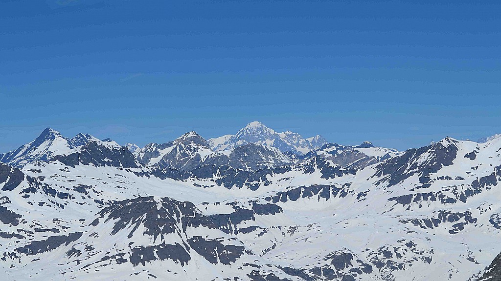 Panorama : Vue sur le Mont Blanc...