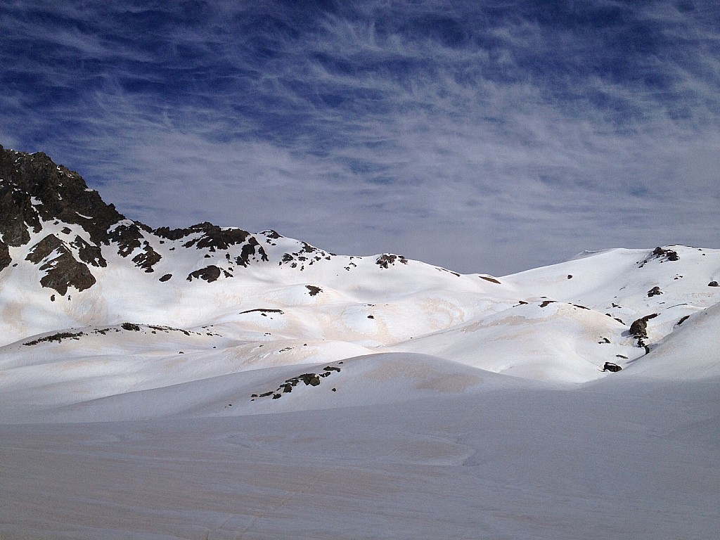 Vallon skiant : Sous le Monte Peiron