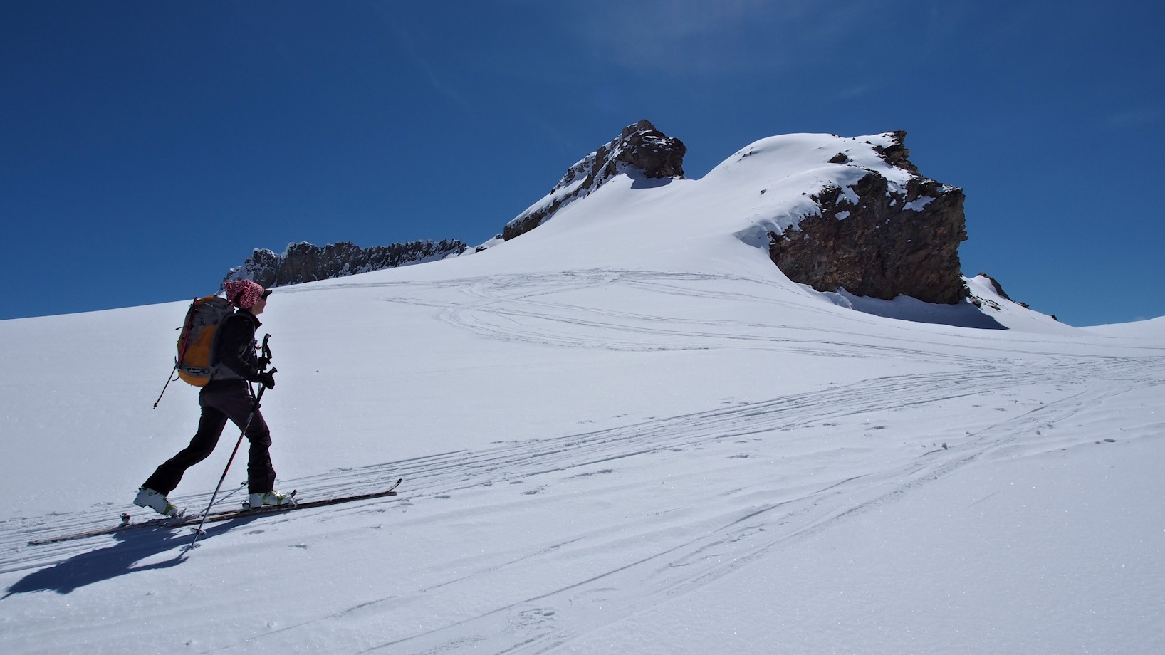 #15 Col de la Rechasse : Juste avant d Col de la Rechasse : Juste avant d'aborder les vastes étendues glaciaires.