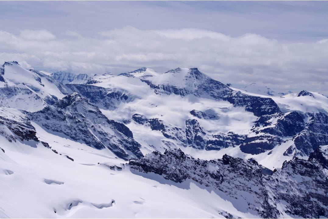 Albaron di Savoia : Etat des lieux, fin avril 2014... Albaron & Cie... De quoi attirer encore quelques skieurs alpinistes d'ici juin 2014...